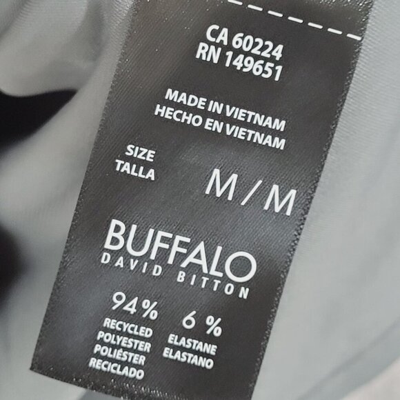 NEW Buffalo David Bitton Womens M Recycled Polyester V-Neck With Cap Sleeve - Picture 6 of 8